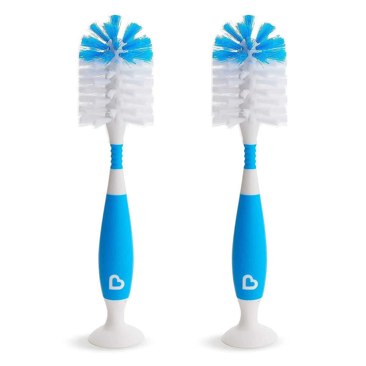 Munchkin Bristle Bottle Brush, Blue, 2 Pack
