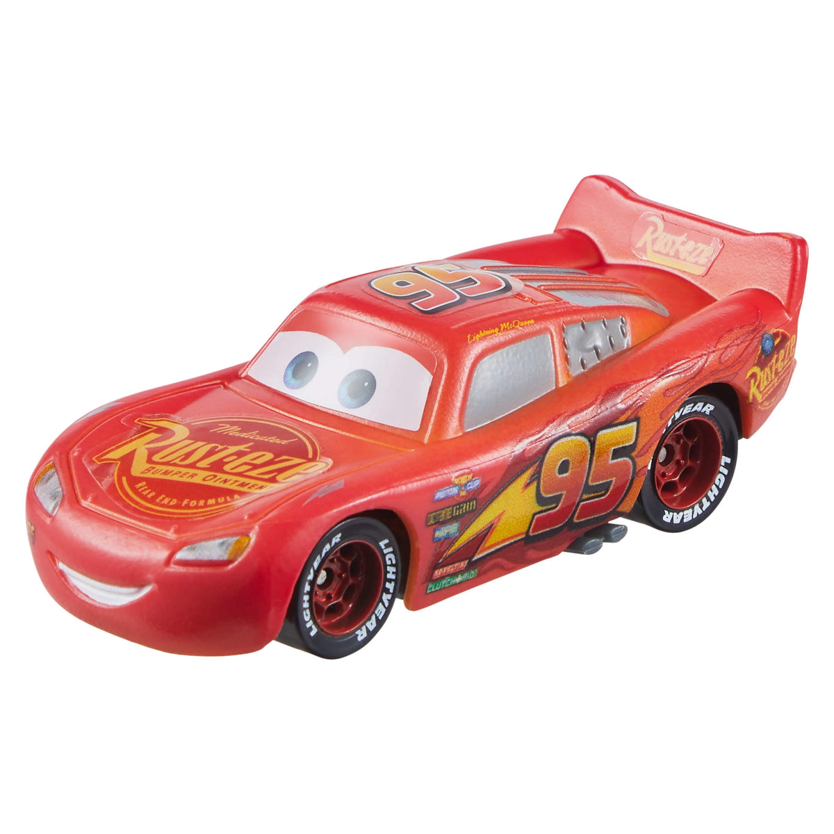 Disney and Pixar Cars Color Changers 1:55 Scale Lightning McQueen (Yellow) Toy Car