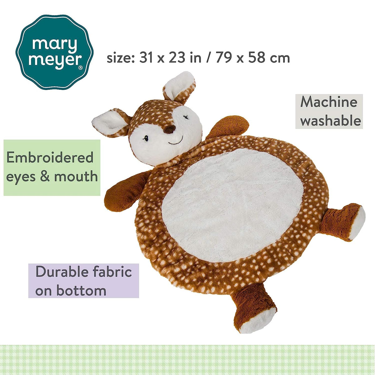 Mary Meyer Bestever Baby Mat, Amber Fawn