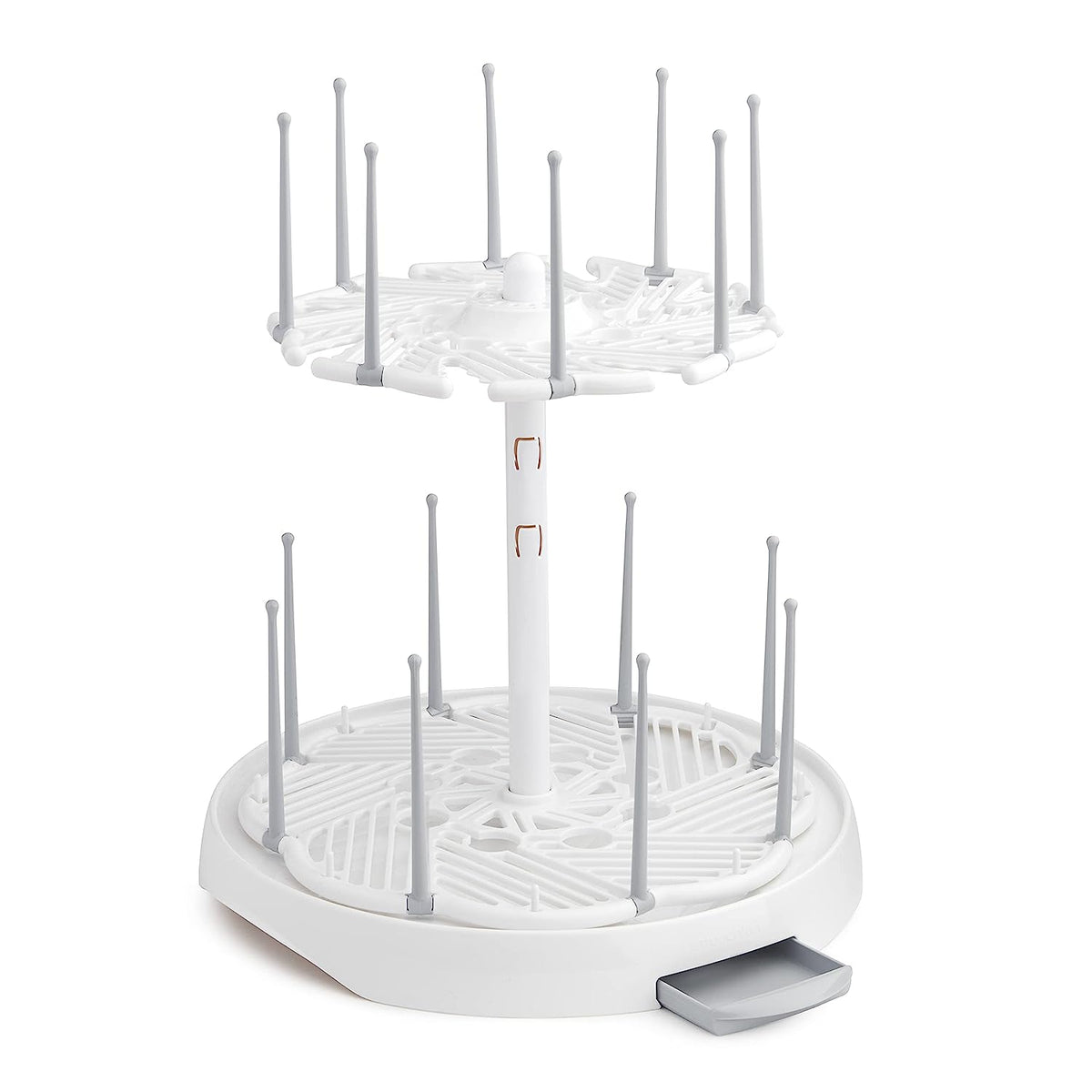 Munchkin High Capacity Drying Rack for Baby Bottles and Accessories, White
