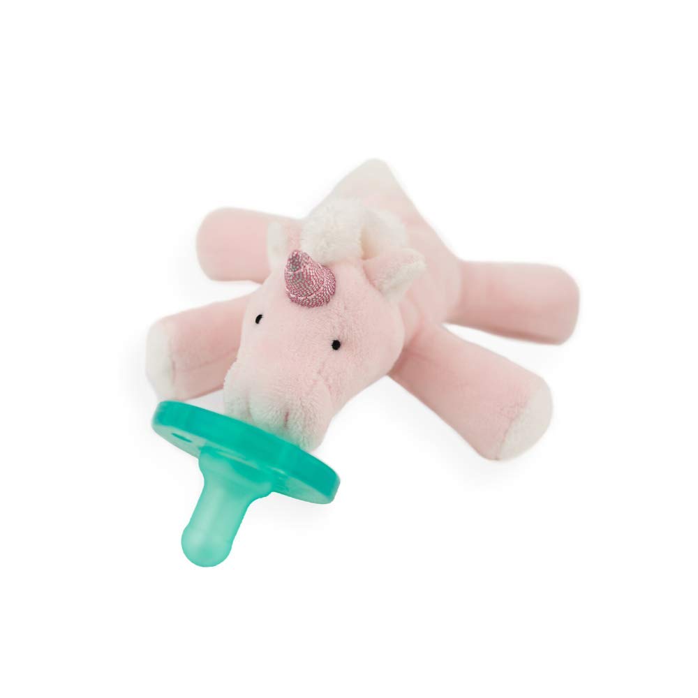 WubbaNub Infant Pacifier - Star The Pink Unicorn