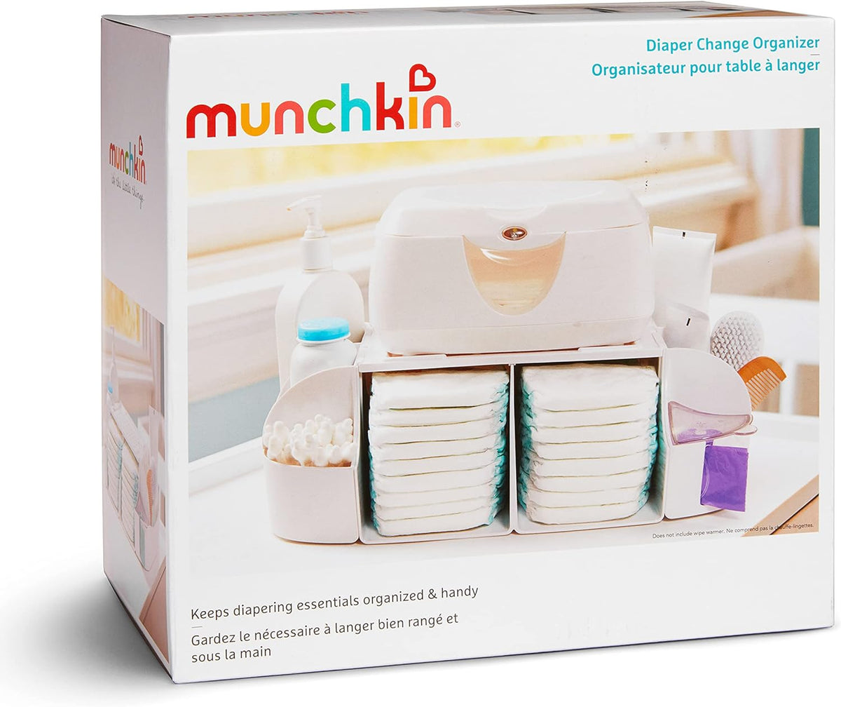 Munchkin Diaper Change Organizer, white