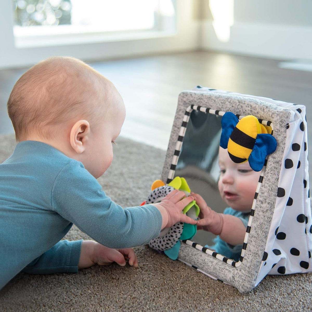 Sassy Tummy Time See Me Floor Mirror, 0+ Months