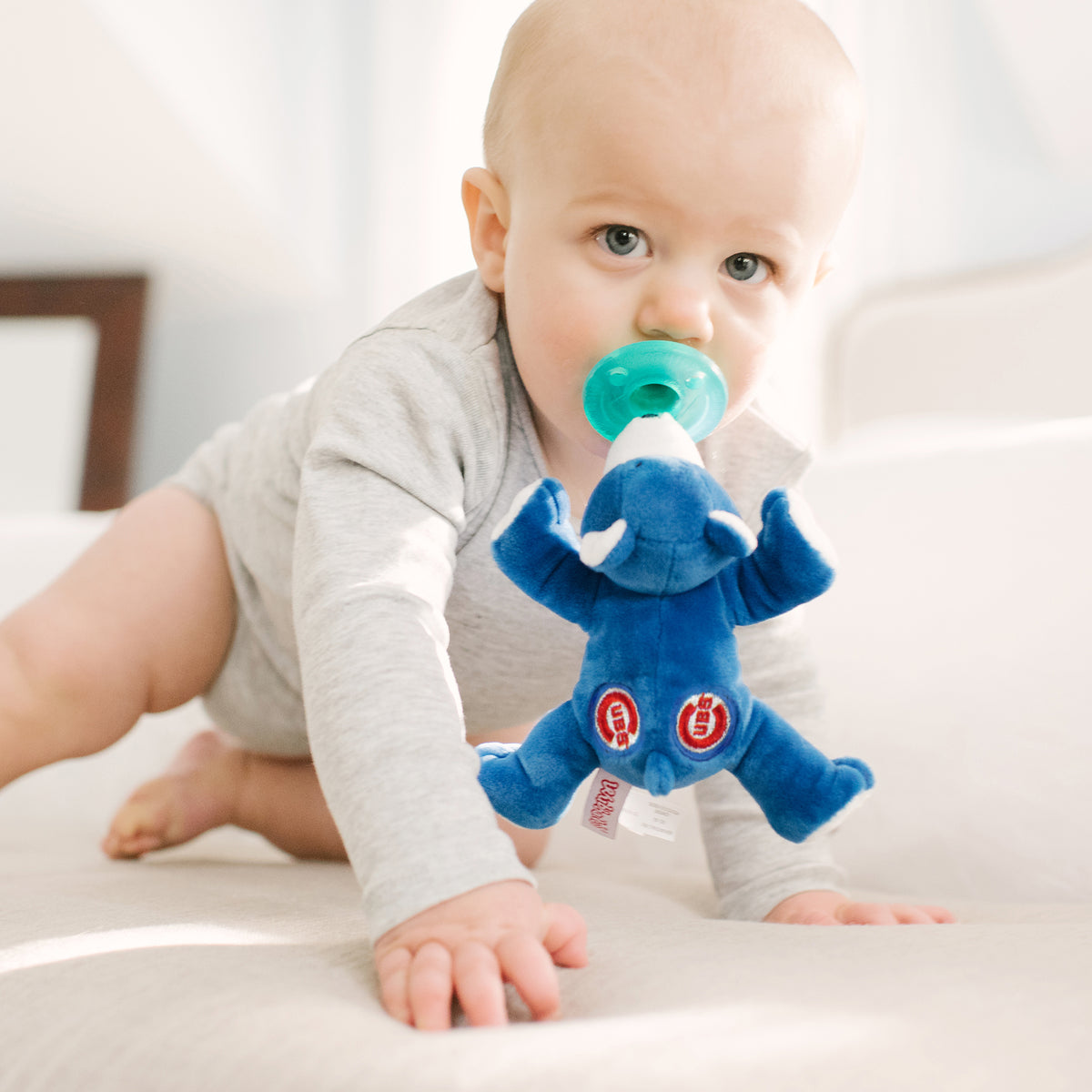 WubbaNub Infant Pacifier - MLB Chicago Cubs Bear