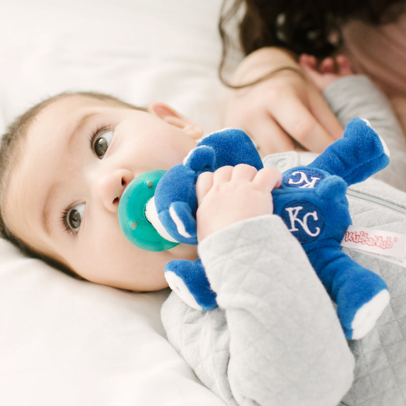 WubbaNub Infant Pacifier - MLB Kansas City Royals Bear