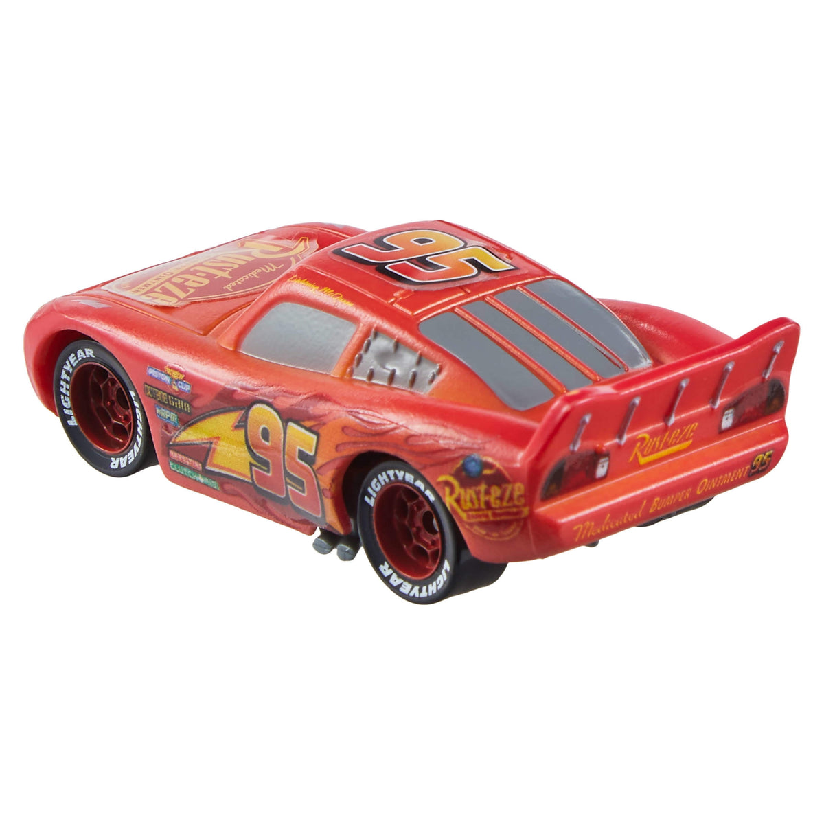 Disney and Pixar Cars Color Changers 1:55 Scale Lightning McQueen (Yellow) Toy Car - view 4