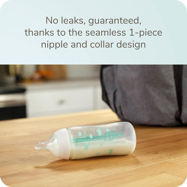 NUK Replacement Silicone Spout for Select NUK Cups, Spill-Proof, Soft Spout, Dishwasher-Safe, BPA-Free, Clear, Pack of 2