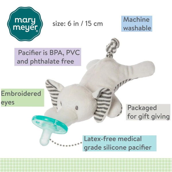 Mary Meyer WubbaNub Infant Pacifier - Afrique Elephant