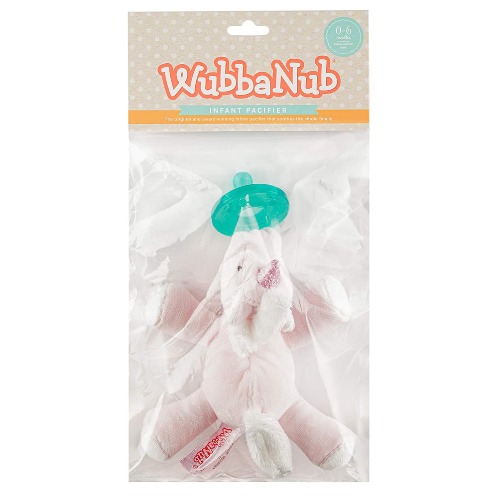 WubbaNub Infant Pacifier - Star The Pink Unicorn