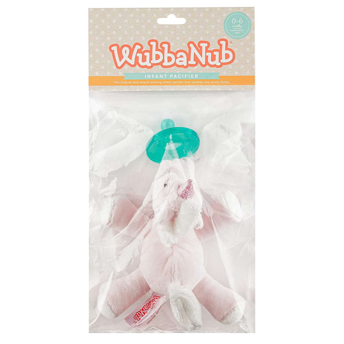 WubbaNub Infant Pacifier - Star The Pink Unicorn