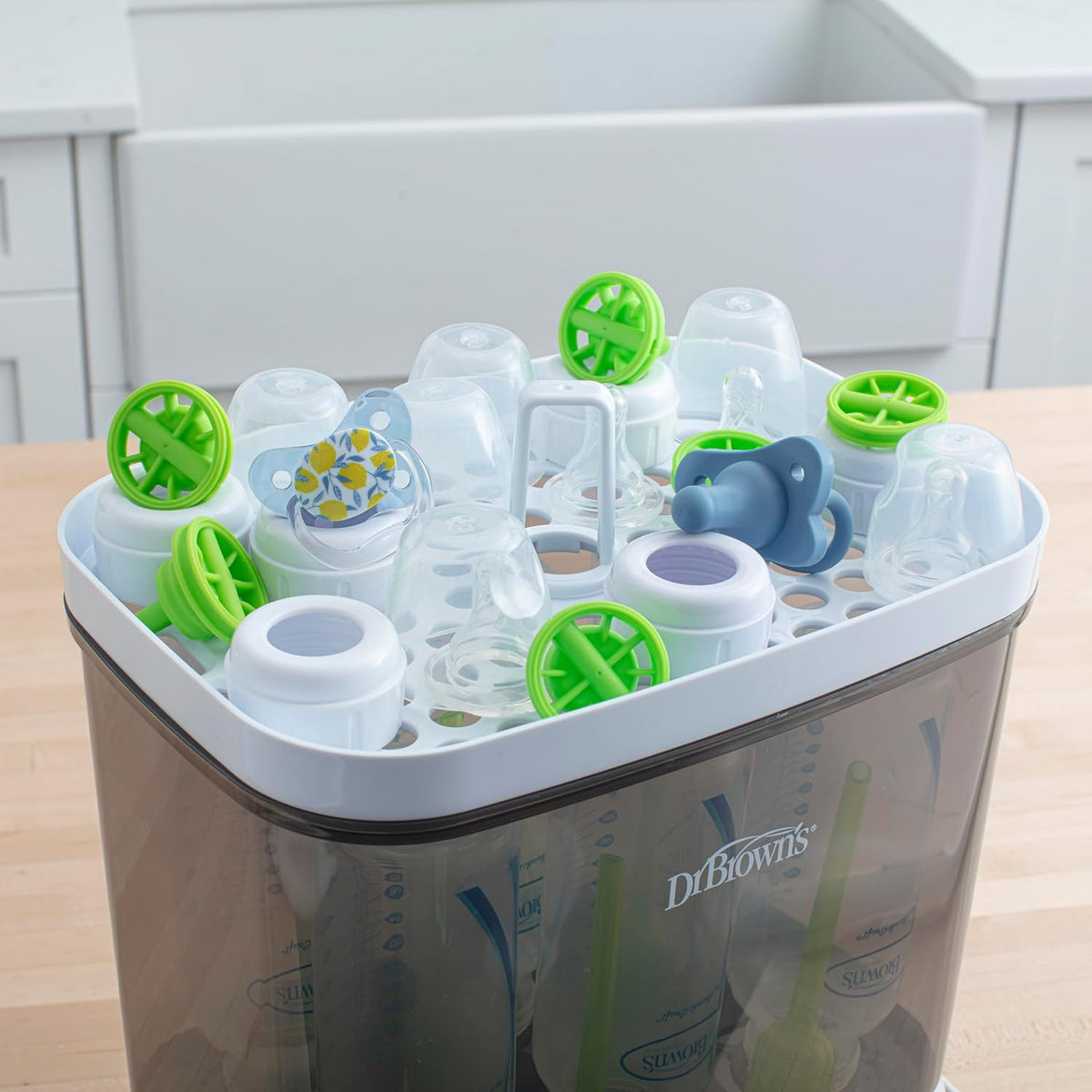 Dr. Brown's All-in-One Sterilizer and Dryer for Baby Bottles, Parts & Other Newborn Essentials