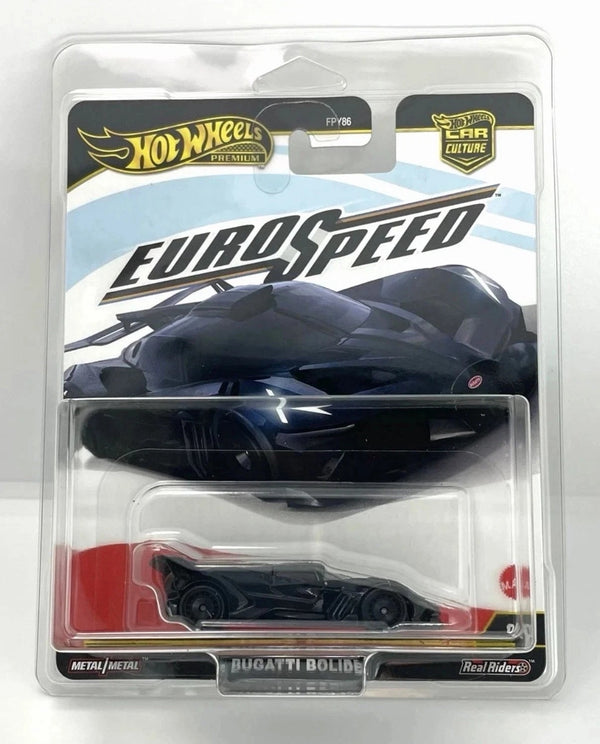 Hot wheels premium chase 0/5 Bugatti Bolide in hard clamshell Protector