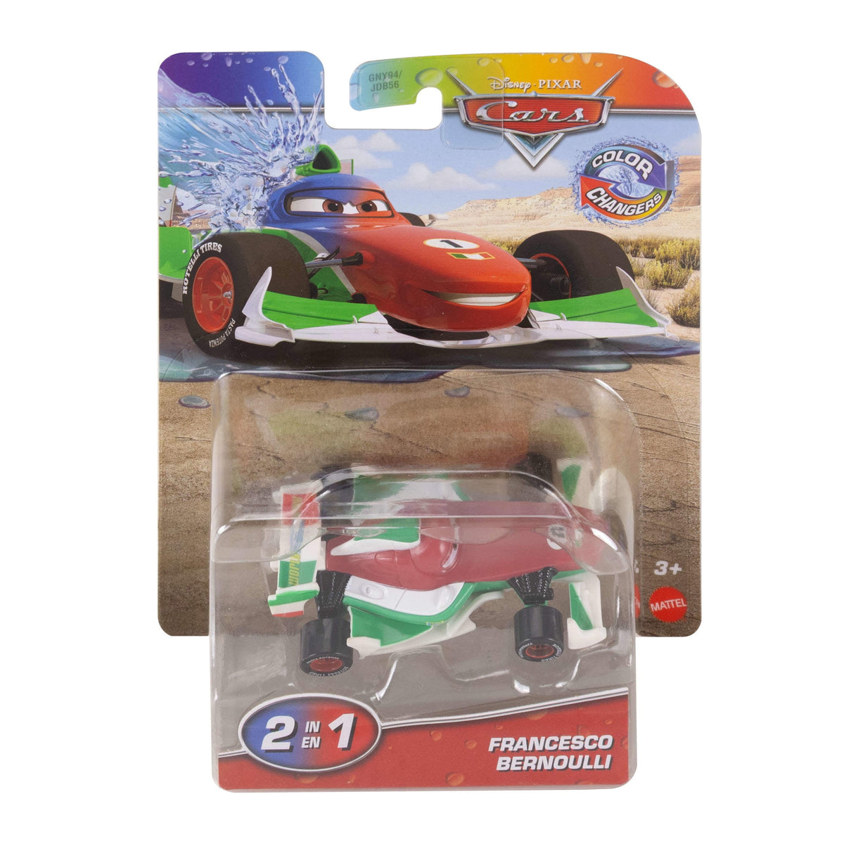 Disney and Pixar Cars Color Changers 1:55 Scale Francesco Bernoulli Toy Car