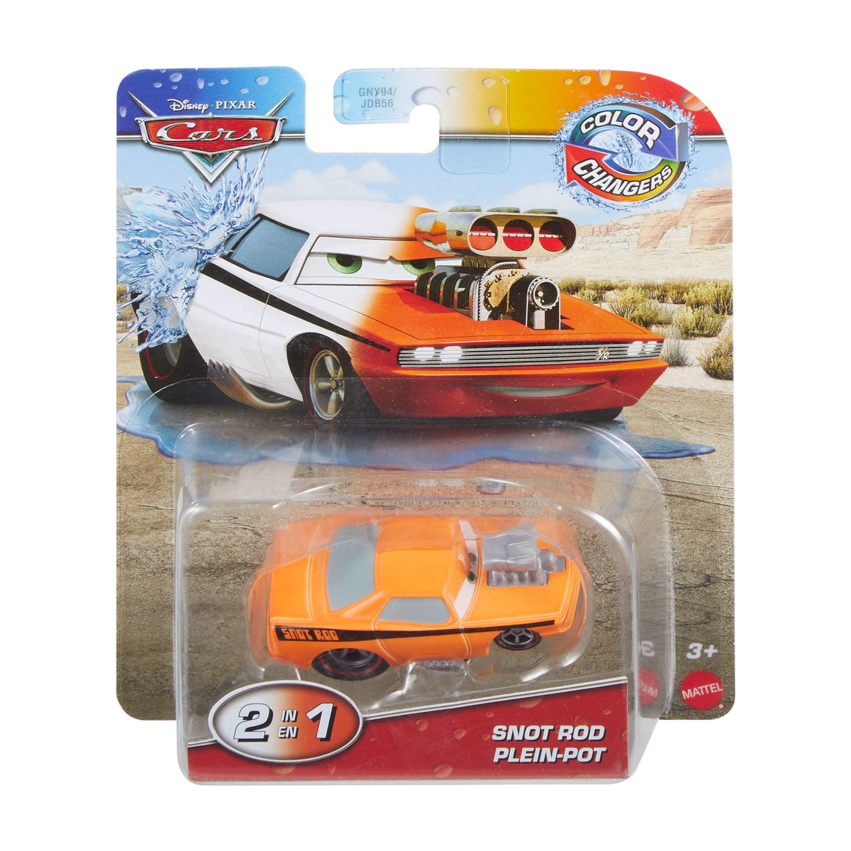 Disney and Pixar Cars Color Changers 1:55 Scale Snot Rod Tuner Toy Car