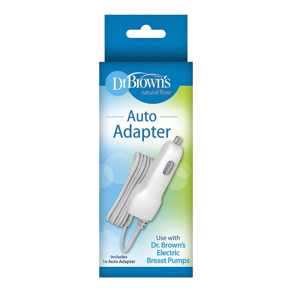 Dr. Brown's Auto Adapter for Electric Breast Pump, White