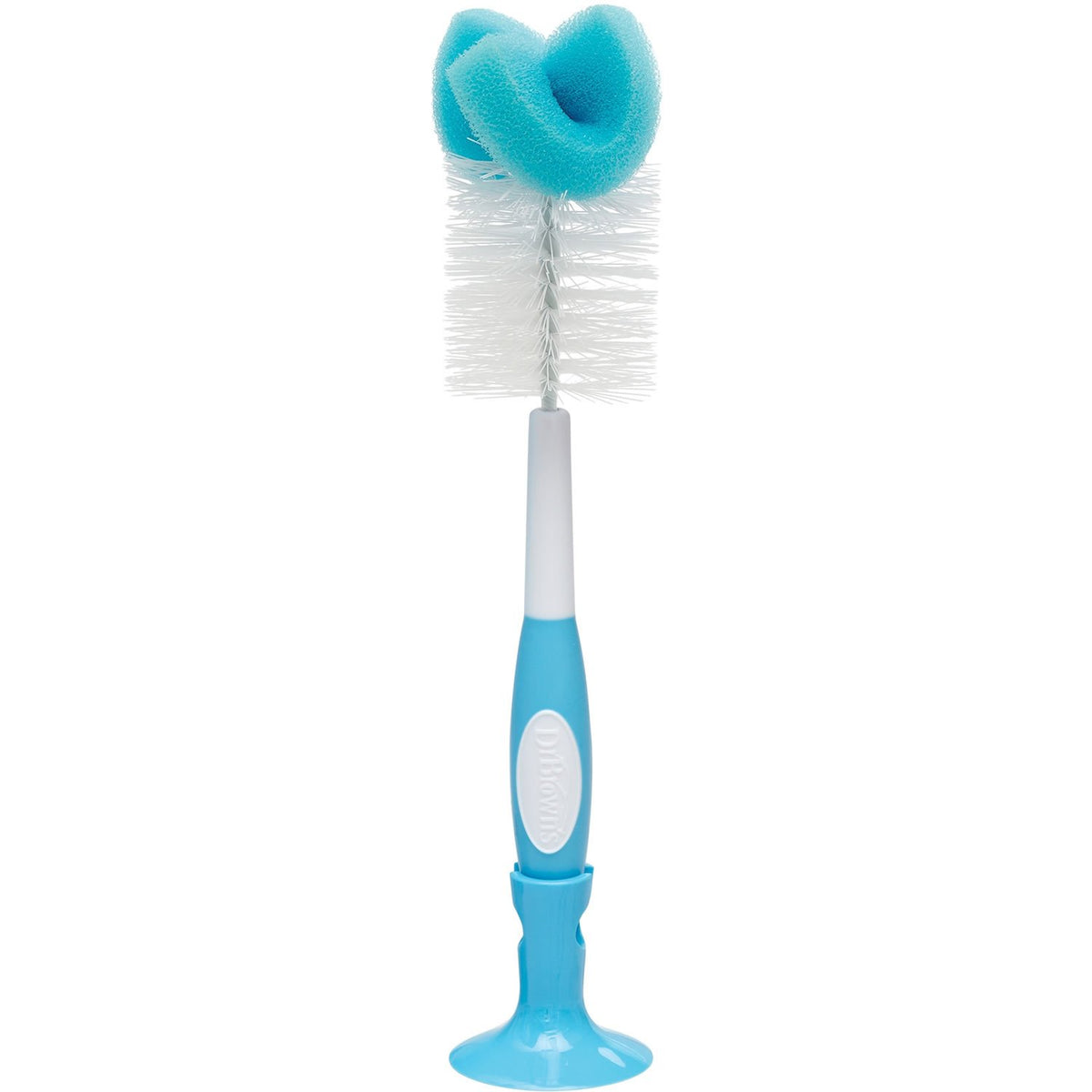 Dr. Browns Baby Bottle Brush, 2 Pack, Blue