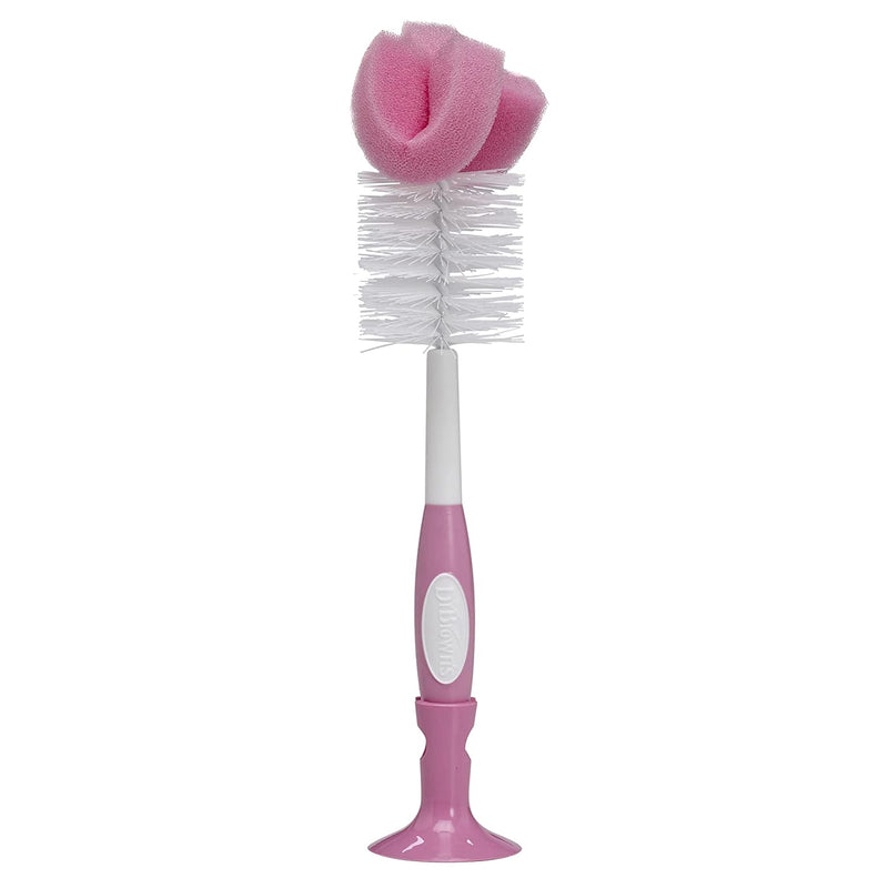 Dr. Brown's Baby Bottle Brush, 2 Pack, Pink