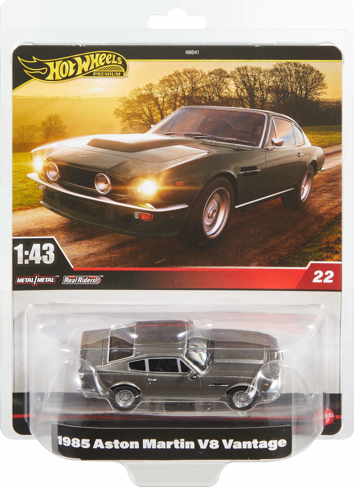 Hot Wheels Premium 1:43 Scale Real Riders Aston Martin Die-Cast Car