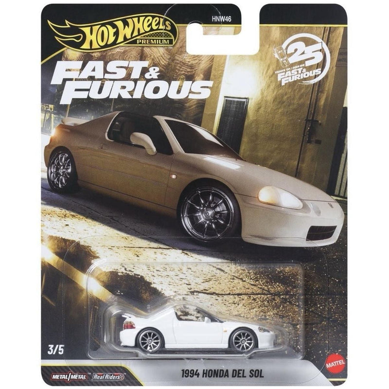 Hot Wheels 1994 Honda Del Sol Fast & Furious 25th Anniversary Premium
