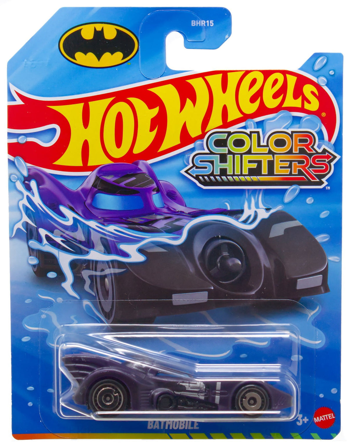 Hot Wheels Color Shifters Batmobile Diecast Car [Black & Purple]