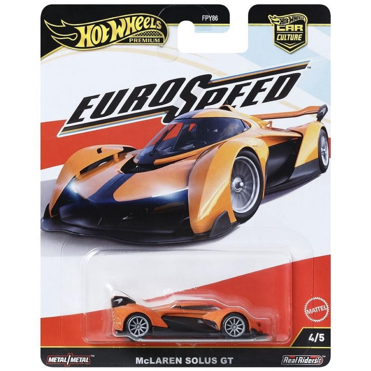 Hot Wheels McLaren Solus GT Euro Speed Car Culture Premium