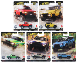 Hot Wheels Premium Car Culture 2025 HW Off Road 961H set of 5 diecast vehicles