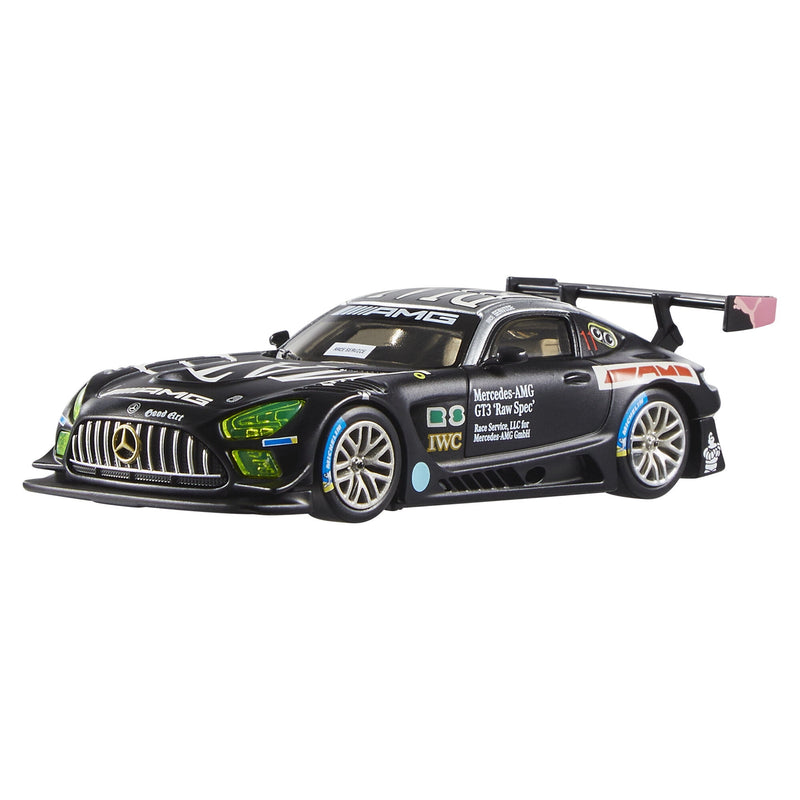 Hot Wheels Premium 1:43 Scale Real Riders Mercedes-AMG GT3 (Black) Die-Cast Car