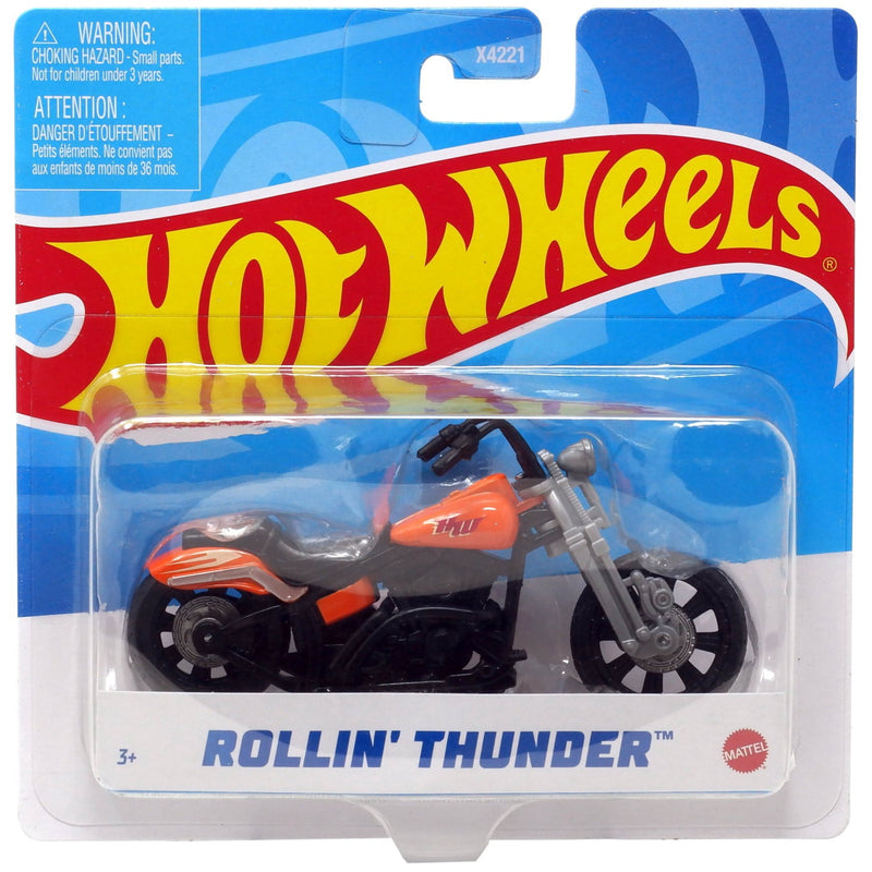 Hot Wheels Rollin' Thunder Diecast Motorcycle