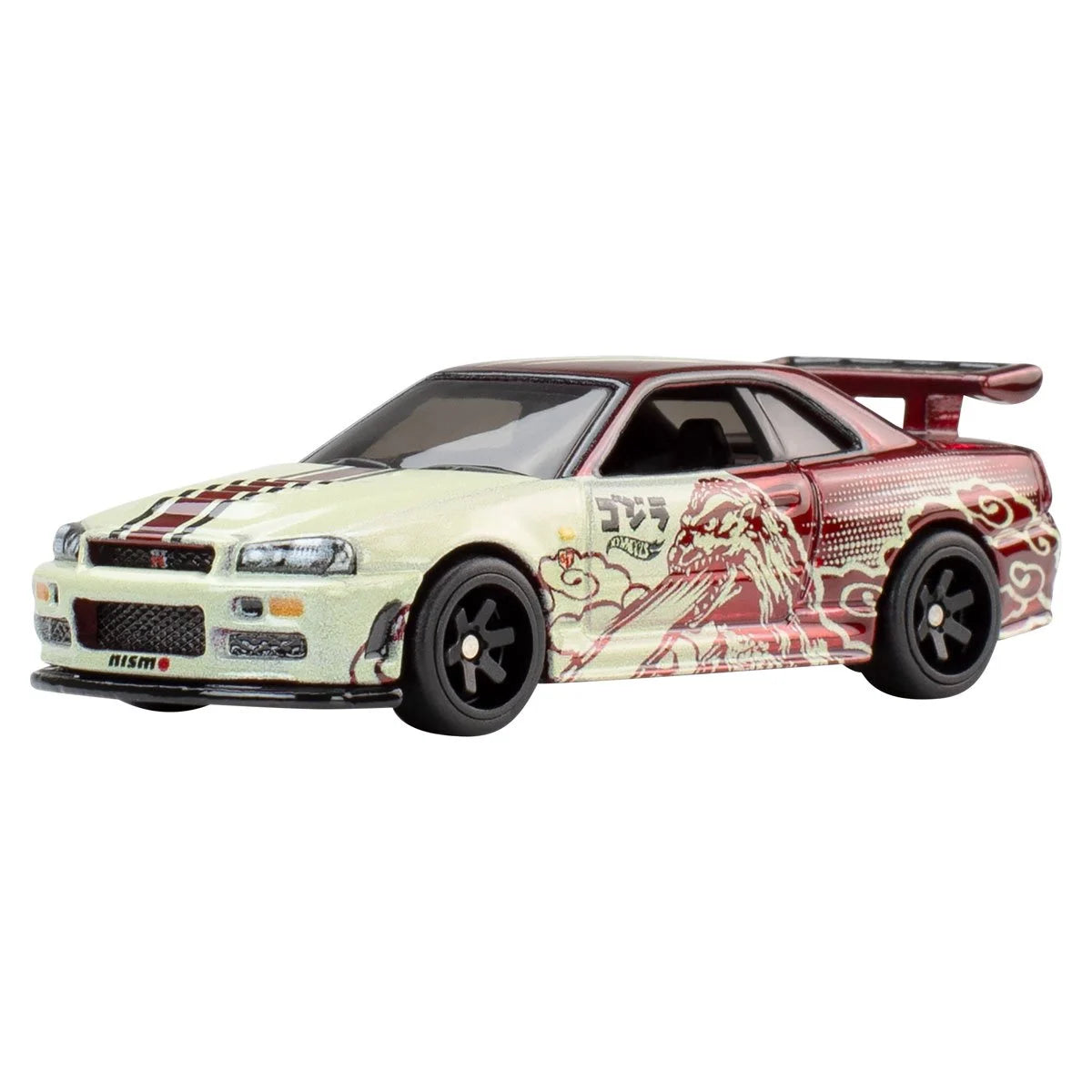 Hot Wheels 2026 Pop Culture Mix 1 Nissan Skyline GT-R (BNR34) Godzilla