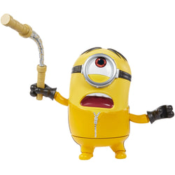 Minions Toy: Rise of Gru Action Figure, Mighty Minions Stuart with Sounds and Motion, 7-inch