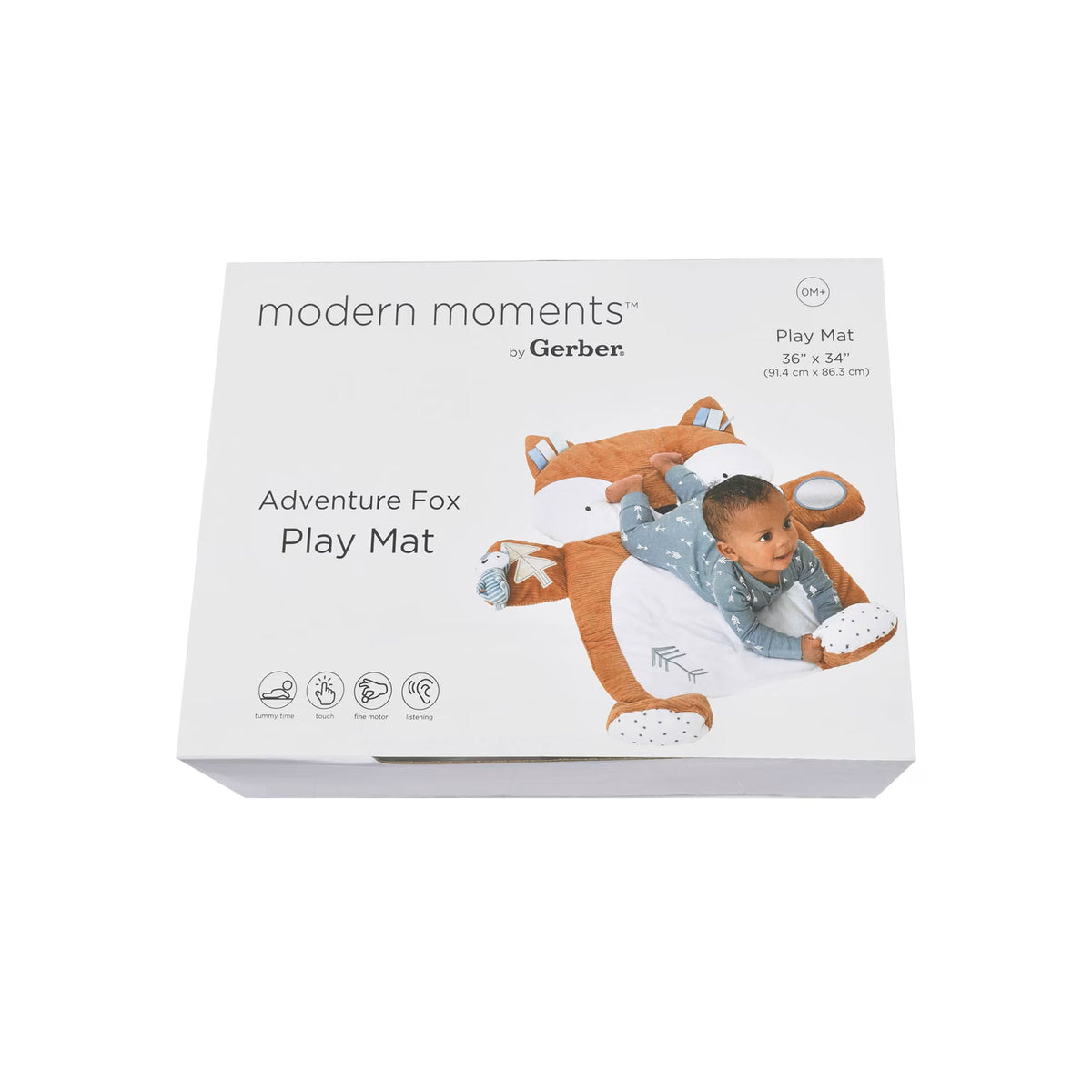 Modern Moments by Gerber Baby Boy Play Mat, Brown