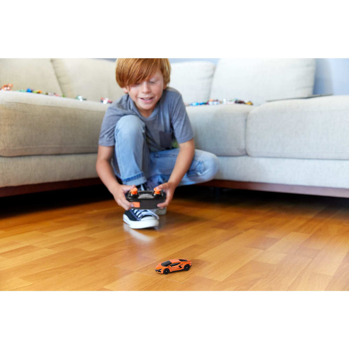 Hot Wheels RC 1:64 Scale Lamborghini Revuelto, Battery-Powered Remote Control & Rechargeable Car - view 2