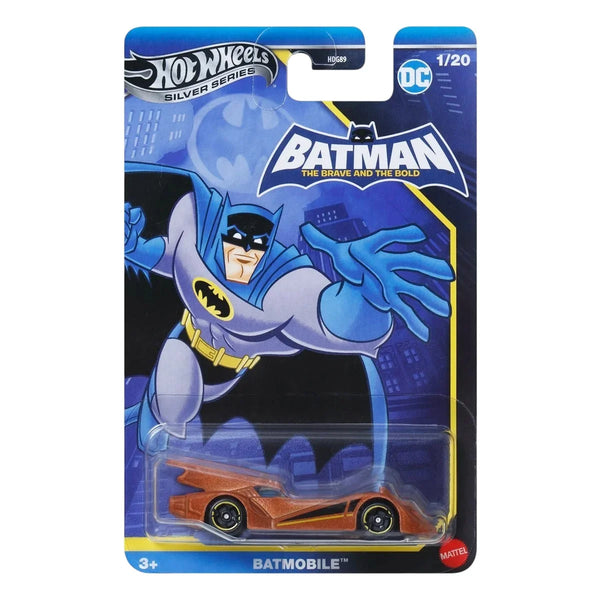 Hot Wheels DC Batman Silver Series Die-Cast Cars Collection, 5-Pack Se