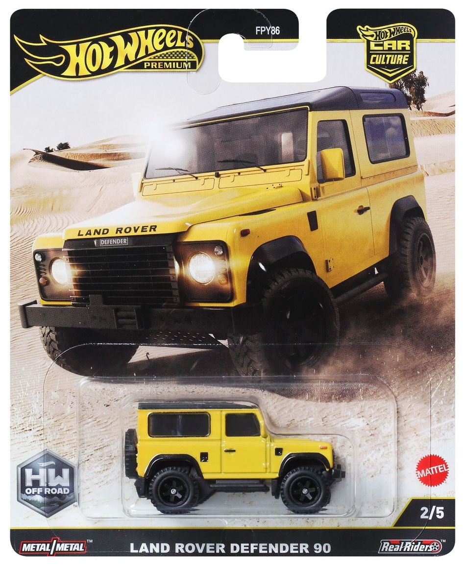 Hot Wheels HW Off Road 1987 Toyota Pickup Truck and Land Rover Defender 90