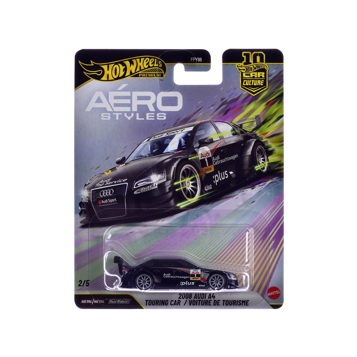 "Aero Styles" 5 piece Set "Car Culture 10th Anniversary" 2026 Series U Diecast Model Cars by Hot Wheels - view 6
