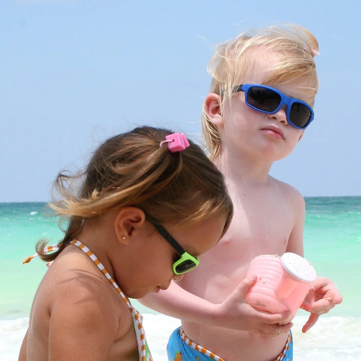 Kushies Kid Size Dupont Rubber Sunglasses, 100% UV Block, Toddler, 12m plus - view 3