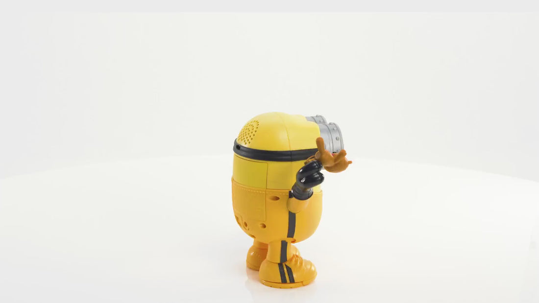 Minions Black Belt Bob, 8-in Character Toy, Animated Actions & Sounds