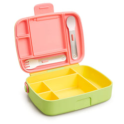 Munchkin Bento Box Toddler Lunch Box, Yellow