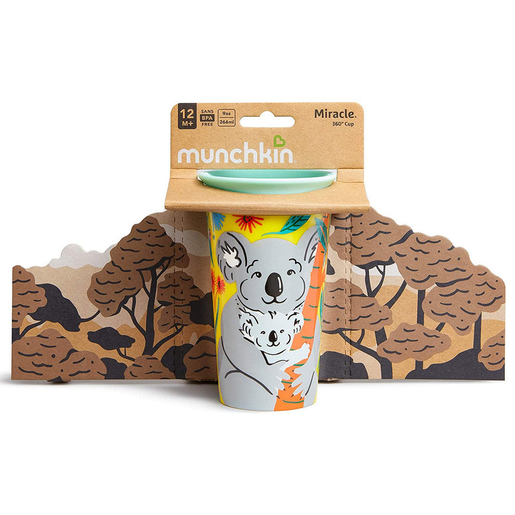Munchkin Miracle 360 WildLove Sippy Cup, 9 Oz, Koala