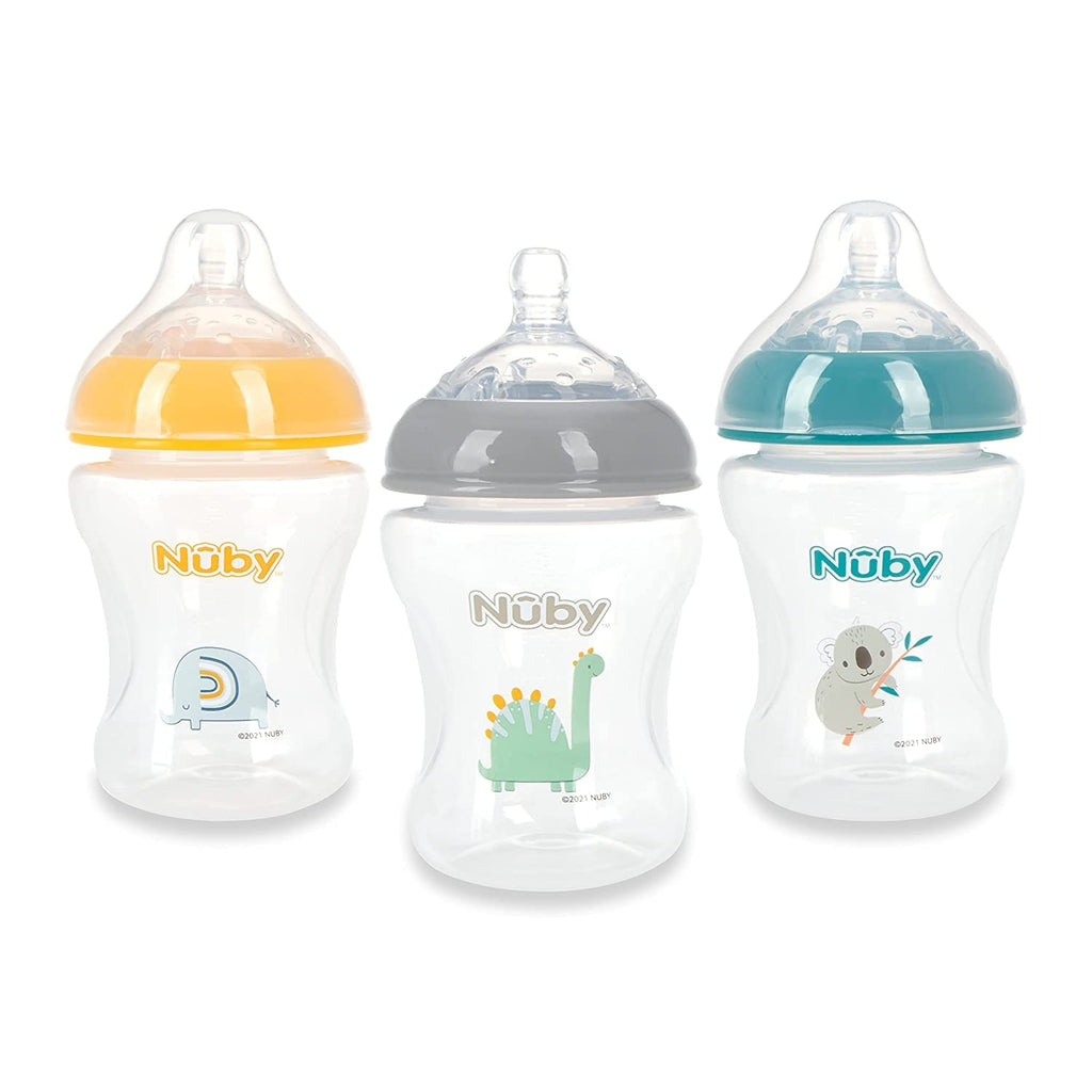  Dr. Brown's Natural Flow Anti-Colic Baby Bottles - 8oz - 3pk :  Baby Bottles : Baby