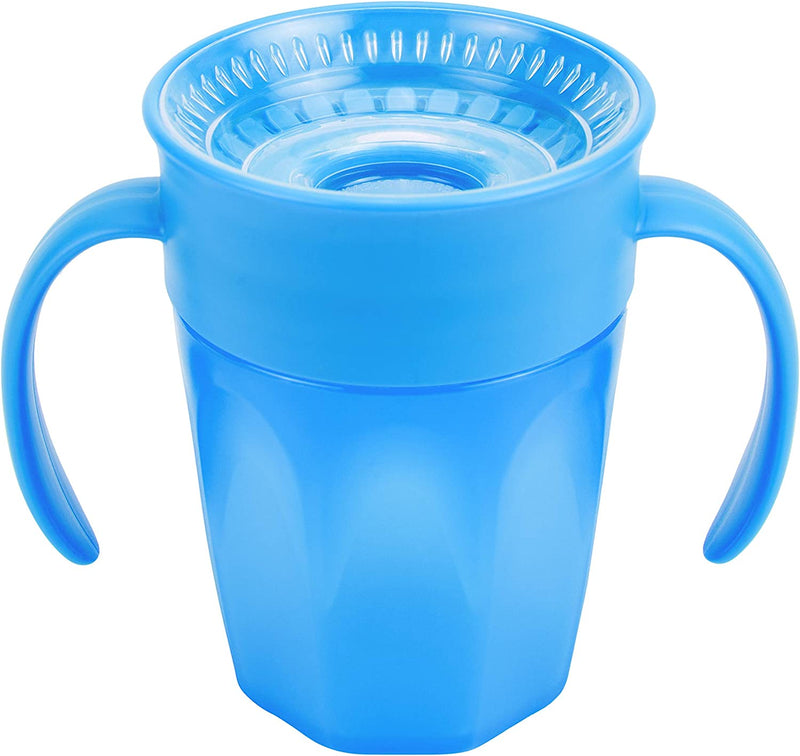 Dr. Brown's Cheers 360 Spoutless Training Cup, 6m+, 7oz, Blue