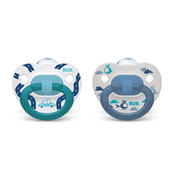 NUK Orthodontic Pacifiers, 18-36 Months, Blue, 2 Pack