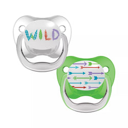 Dr. Brown's PreVent Wild Pacifiers, 6-12M, Neutral, 2 Pack