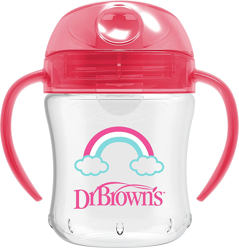 Dr. Brown's Transition Sippy Cup with Soft Spout - Pink - 6oz - 6m+