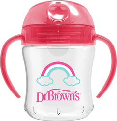 Dr. Brown's Transition Sippy Cup with Soft Spout - Pink - 6oz - 6m+
