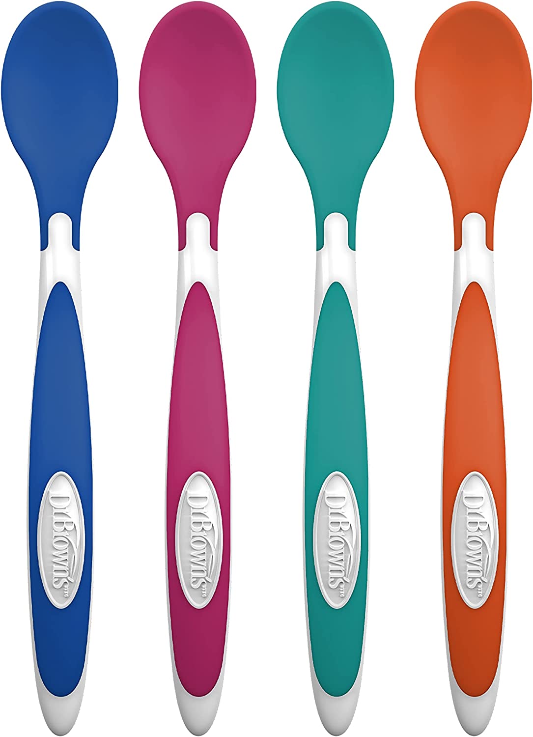 Dr. Brown's Designed to Nourish TempCheck Spoons, 4-Pack