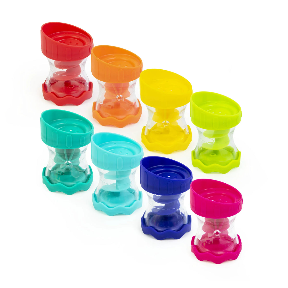 Sassy 8 Piece Rain Barrels Connecting Funnels Bath Toy