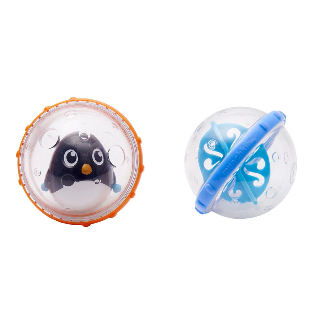 Munchkin Float & Play Bubbles Baby Bath Toy, 2 Pack