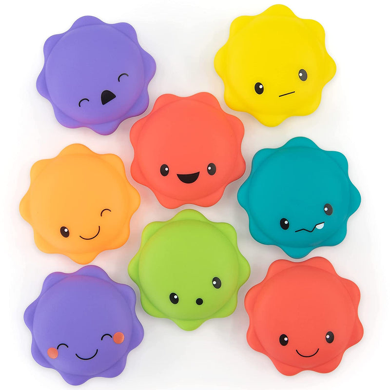 Sassy Macaron Bath Squirter Toys, 8 Piece