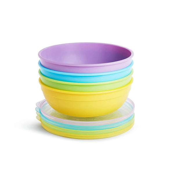 Munchkin Love-a-Bowls 10 Piece Feeding Set, Multicolor